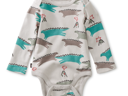 Tea Collection Baby Bodysuit Dinosaurs Size NB Online Hot Sale