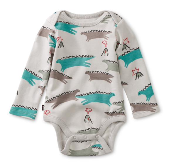 Tea Collection Baby Bodysuit Dinosaurs Size NB Online Hot Sale