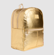 State Bags Metallic Kane Kids Double Pocket Large Gold Backpack Online Sale