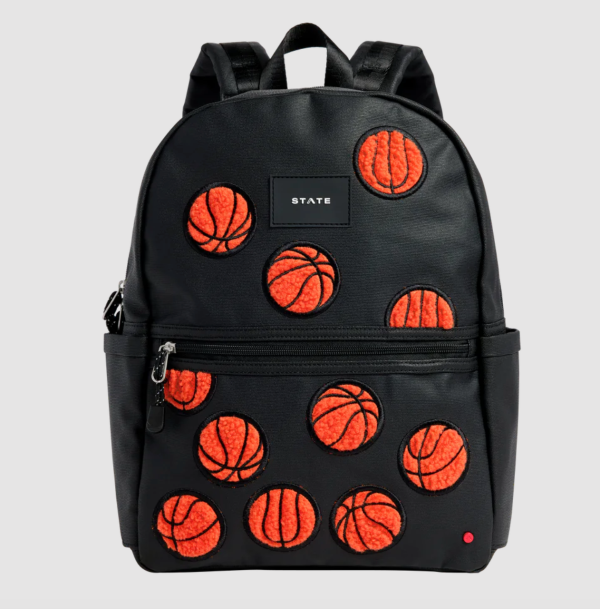 State Bags Coated Canvas Kane Kids Double Pocket Fuzzy Basketballs Cheap