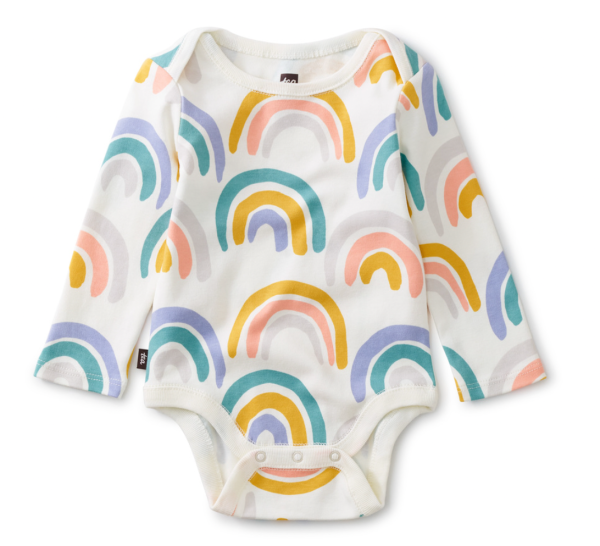 Tea Collection Baby Bodysuit Big Rainbow Hot on Sale