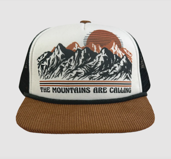 Tiny Whales The Mountains Are Calling Trucker Hat on Sale