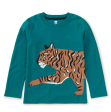 Tea Collection Tiger Prowl Double Sided Tee Scuba Online Sale