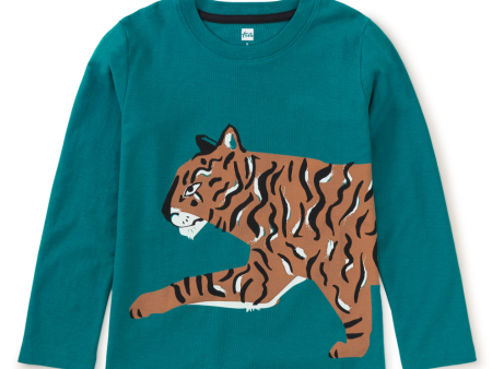 Tea Collection Tiger Prowl Double Sided Tee Scuba Online Sale