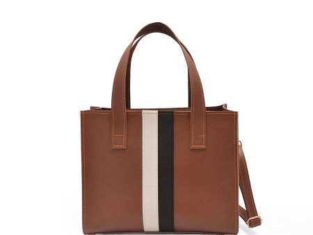 Strip Bag Brown Fashion