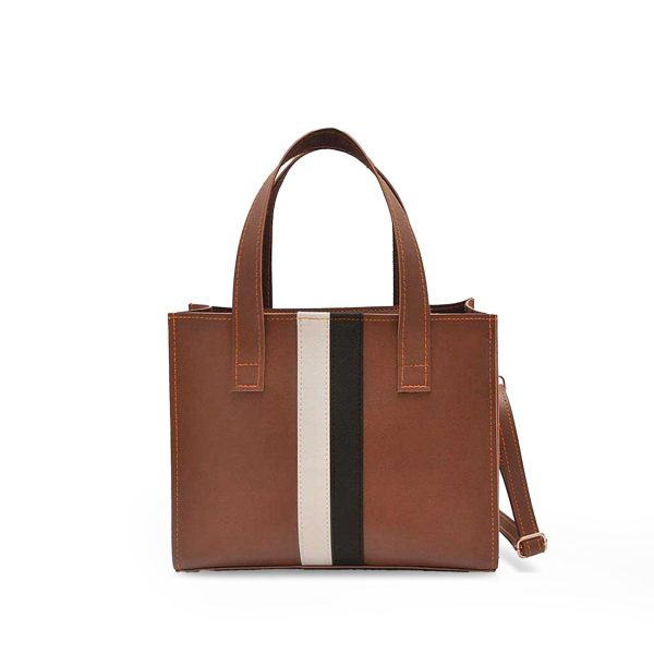 Strip Bag Brown Fashion