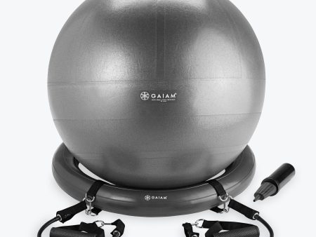 Stability Ball, Base & Cord Fitness Kit Hot on Sale