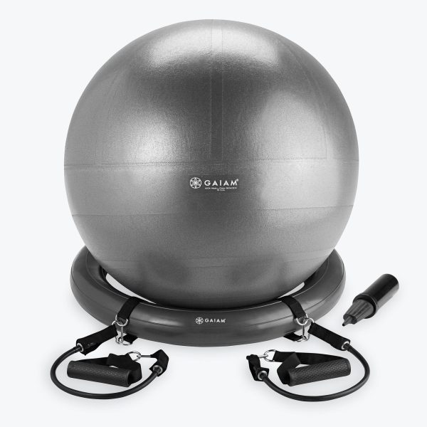 Stability Ball, Base & Cord Fitness Kit Hot on Sale