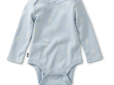 Tea Collection Baby Bodysuit Blue Lightning Size NB Online