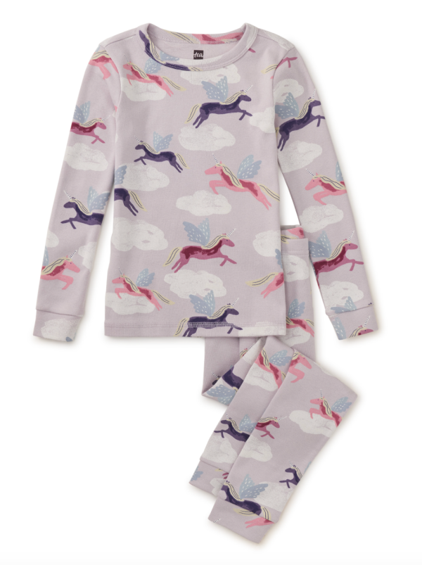 Tea Collection Goodnight Pajama Set Flying Unicorn Sale