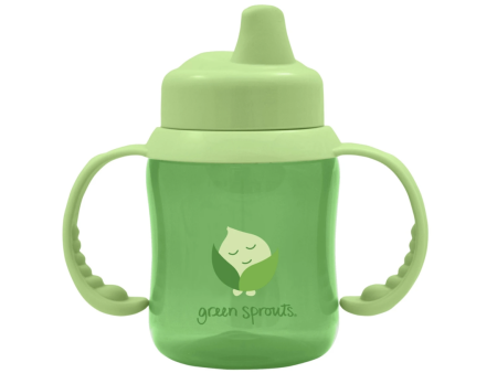 Green Sprouts non-spill  Sippy Cup Green 6m+ on Sale