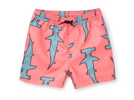 Tea Collection Shortie Swim Trunks Hammerhead Sharks Size 6 Fashion