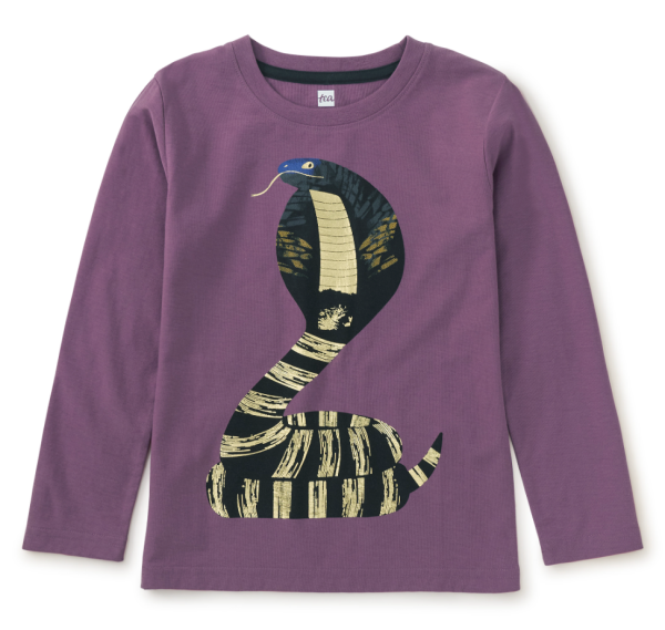 Tea Collection Zebra Spitting Cobra Tee Cassis Supply