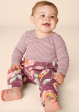 Tea Collection Print Mix Baby Romper Turkish Rose Online Hot Sale