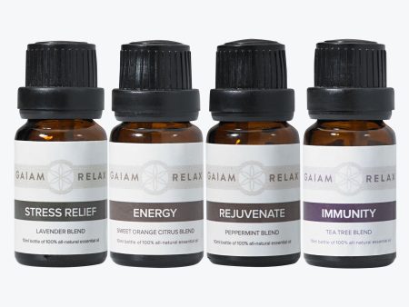 Gaiam Relax Essential Oils - 4 Pack Discount