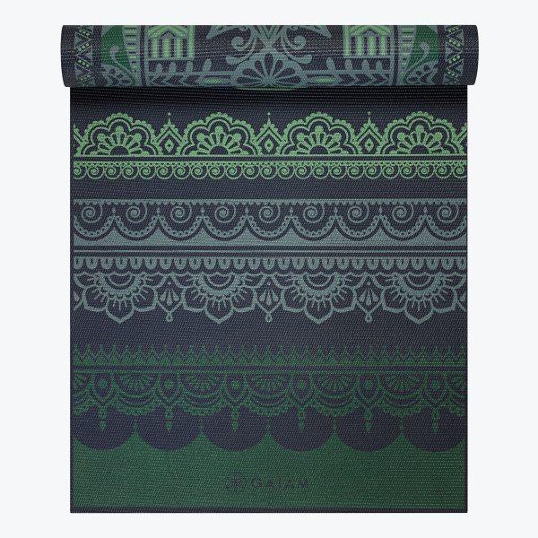 Reversible Boho Folk Yoga Mat (6mm) Cheap