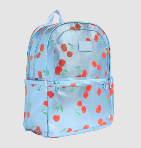 State Bags Metallic Kane Kids Large Blue Cherries Online Hot Sale