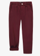 Souris Mini Red Pants oF Slim Fit in Brushed Twill on Sale