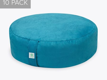 Teal Zafu Meditation Cushion - Value 10 Pack Cheap