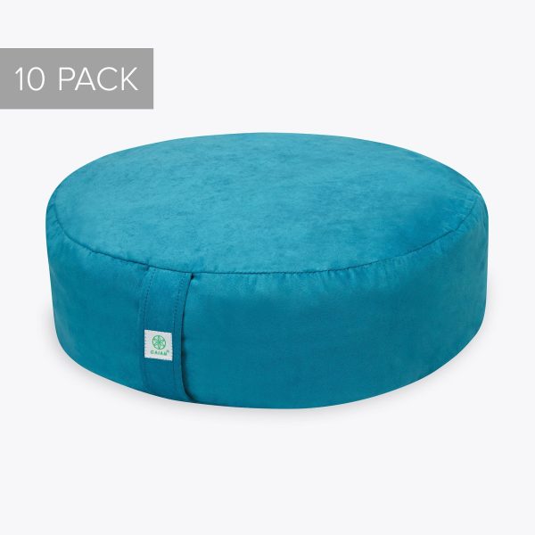 Teal Zafu Meditation Cushion - Value 10 Pack Cheap