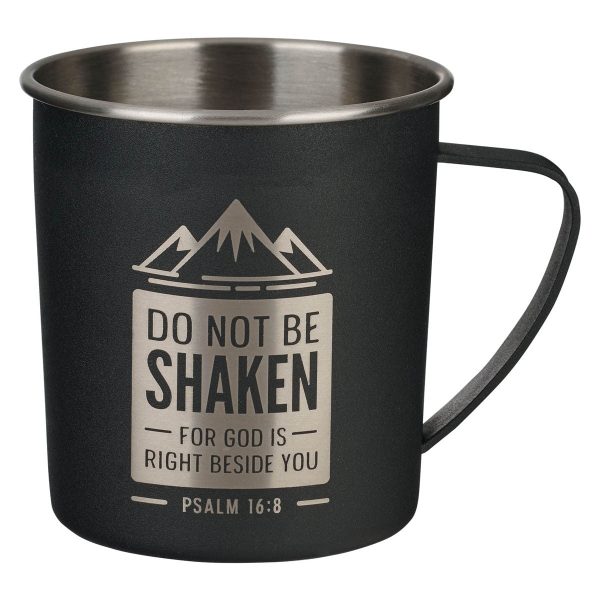 Termo pequeño de acero, Do Not Be Shaken - Psalm 16:8 For Discount