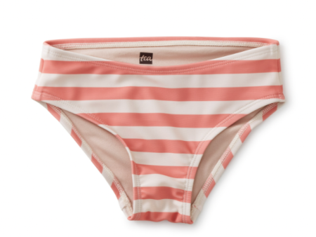 Tea Collection Bikini Bottom Core Swim Stripe - Peach Bloss Size 2 Years Online