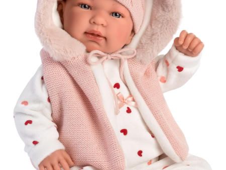 Llorens 17.3  Articulated Crying Newborn Doll Katelyn Sale