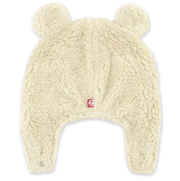 Zutano Furry Bear Hat Oat Hot on Sale