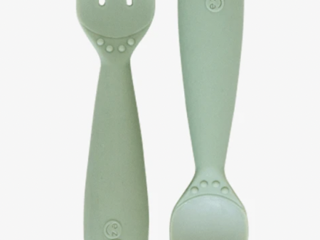 ezpz Mini Utensils Sage Fashion