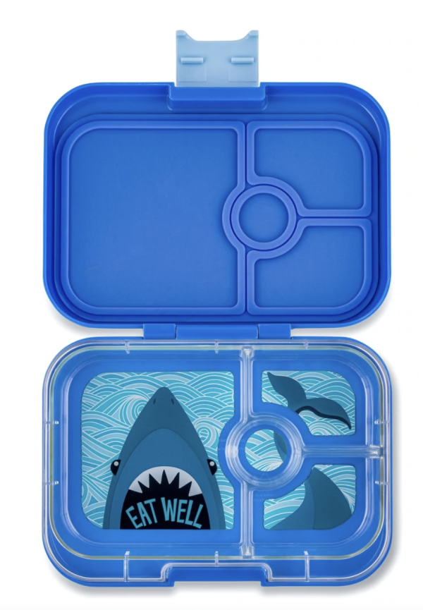 Yumbox Leakproof Sandwich Friendly Bento Box - Panino True Blue (Shark Tray) Fashion