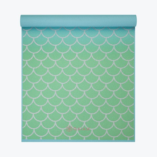 Kids Metallic Mermaid Yoga Mat (3mm) Online now