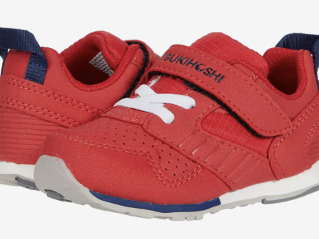 Tsukihoshi Racer Red Navy Child Shoes on Sale