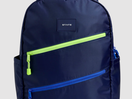 State Bags Ripstop Kane Kids Large Navy Diagonal Zipper For Sale