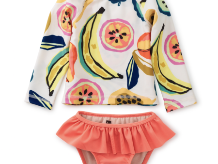 Tea Collection Rash Guard Baby Swim Set Tropical Fruit Size 9-12m Online