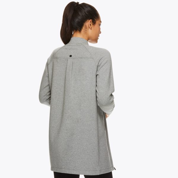 Gaiam X Jessica Biel Tribeca Longline Bomber Jacket Cheap