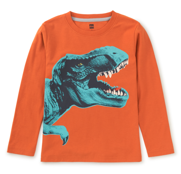 Tea Collection T-Rex Chomp Graphic Tee Terra Sale