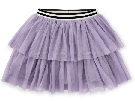 Tea Collection Tiered Tulle Skirt Sheer Lilac For Discount