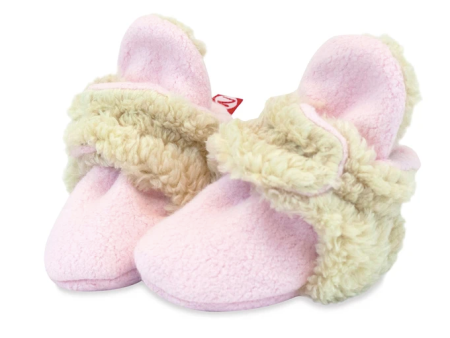 Zutano Cozie Furry Baby Bootie Baby Pink Size 6 Months Discount