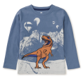 Tea Collection T-Rex & Mountains Graphic Tee Coronet Blue Discount