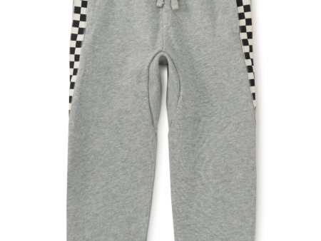 Tea Collection Stripe Out Joggers Med Heather Grey Online