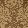 Scalamandre Wallpaper WP81305MM-013 Locksley Damask Puce On Taupe Online Hot Sale